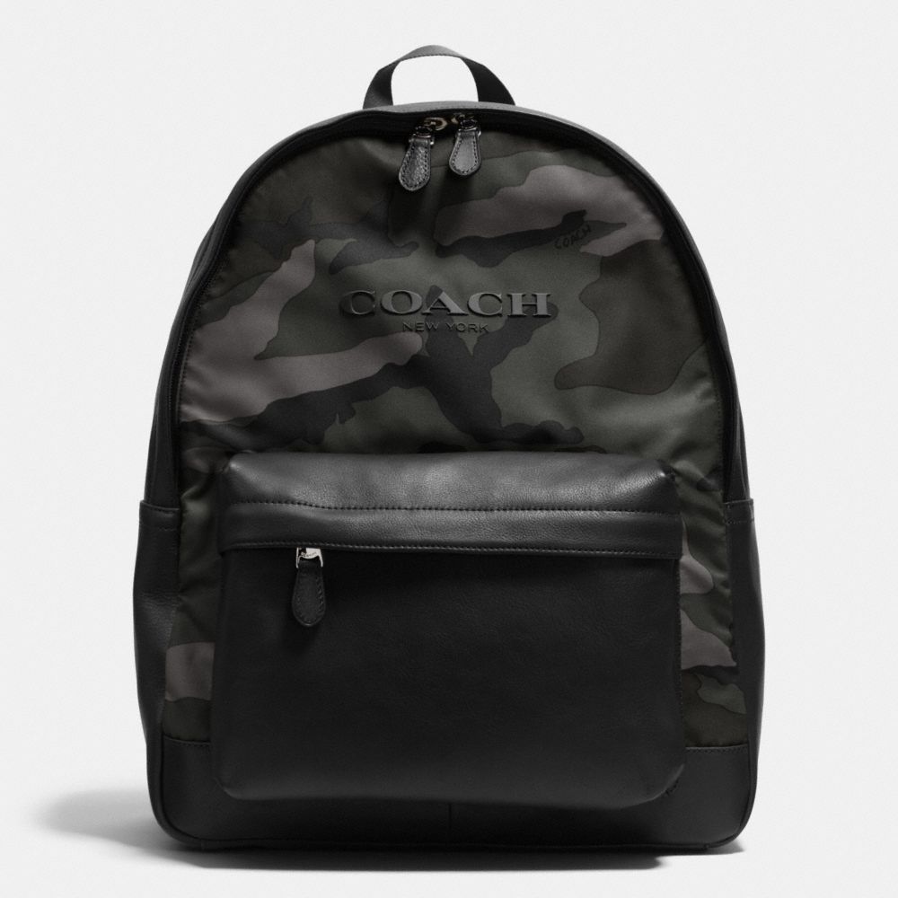 CAMPUS BACKPACK IN PRINTED NYLON - COACH f71755 - E83