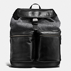 RUCKSACK IN WOOL - COACH f71881 - GRAY