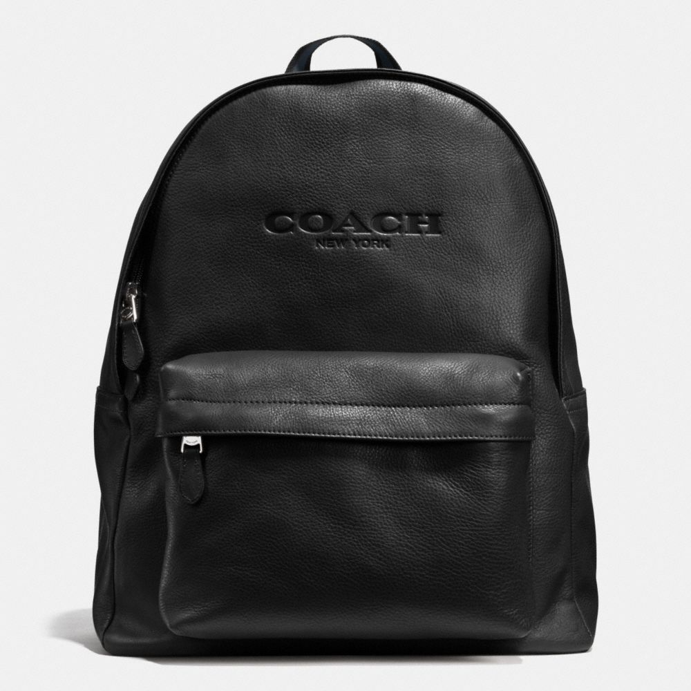 CAMPUS BACKPACK IN SMOOTH LEATHER - COACH f72120 - BLACK