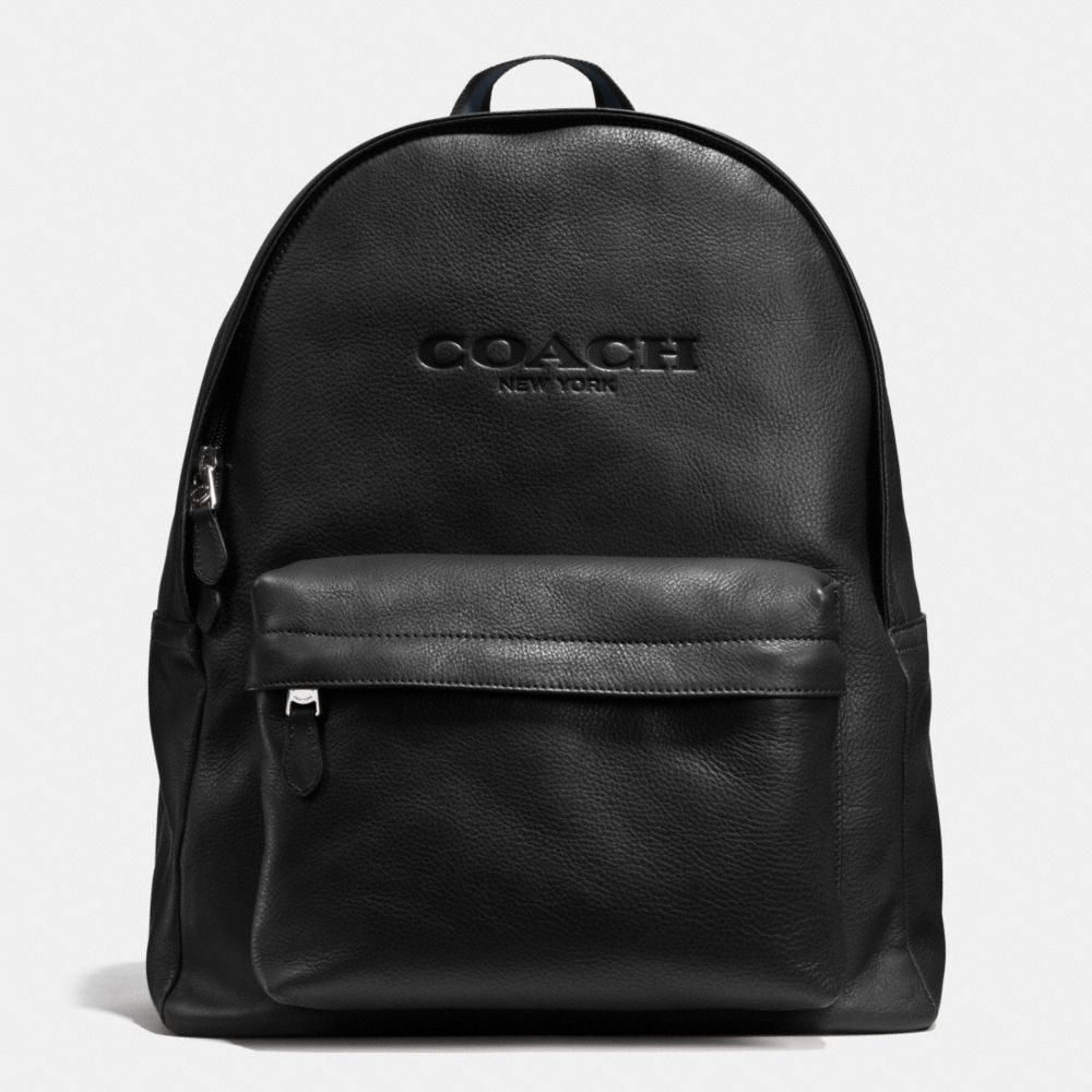 COACH CAMPUS BACKPACK IN SMOOTH LEATHER - BLACK - F72120