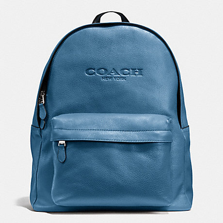 COACH CAMPUS BACKPACK IN SMOOTH LEATHER - SLATE - f72120