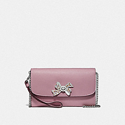 COACH CHAIN CROSSBODY WITH BOW TURNLOCK - TULIP - F72903