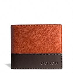 COACH CAMDEN LEATHER COIN WALLET - ONE COLOR - F74637