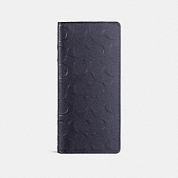 COACH BREAST POCKET WALLET IN SIGNATURE LEATHER - MIDNIGHT - F74963