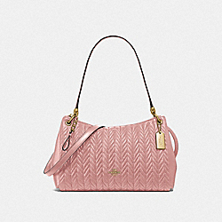 COACH SMALL MIA SHOULDER BAG WITH QUILTING - IM/PINK PETAL - F76721