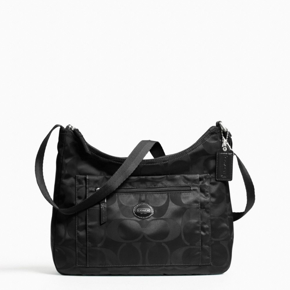 COACH GETAWAY PACKABLE CROSSBODY - SILVER/BLACK/BLACK - F77369