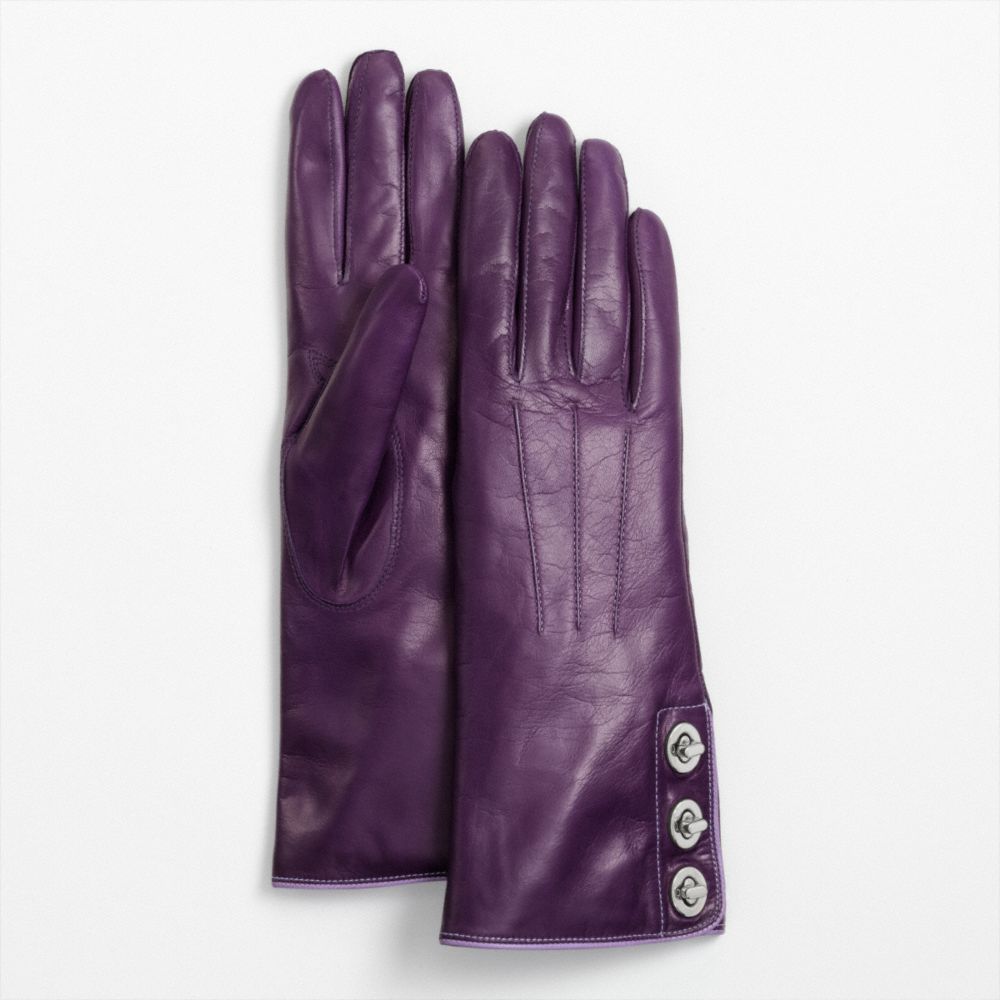 THREE TURNLOCK GLOVE - COACH f82042 - 23617