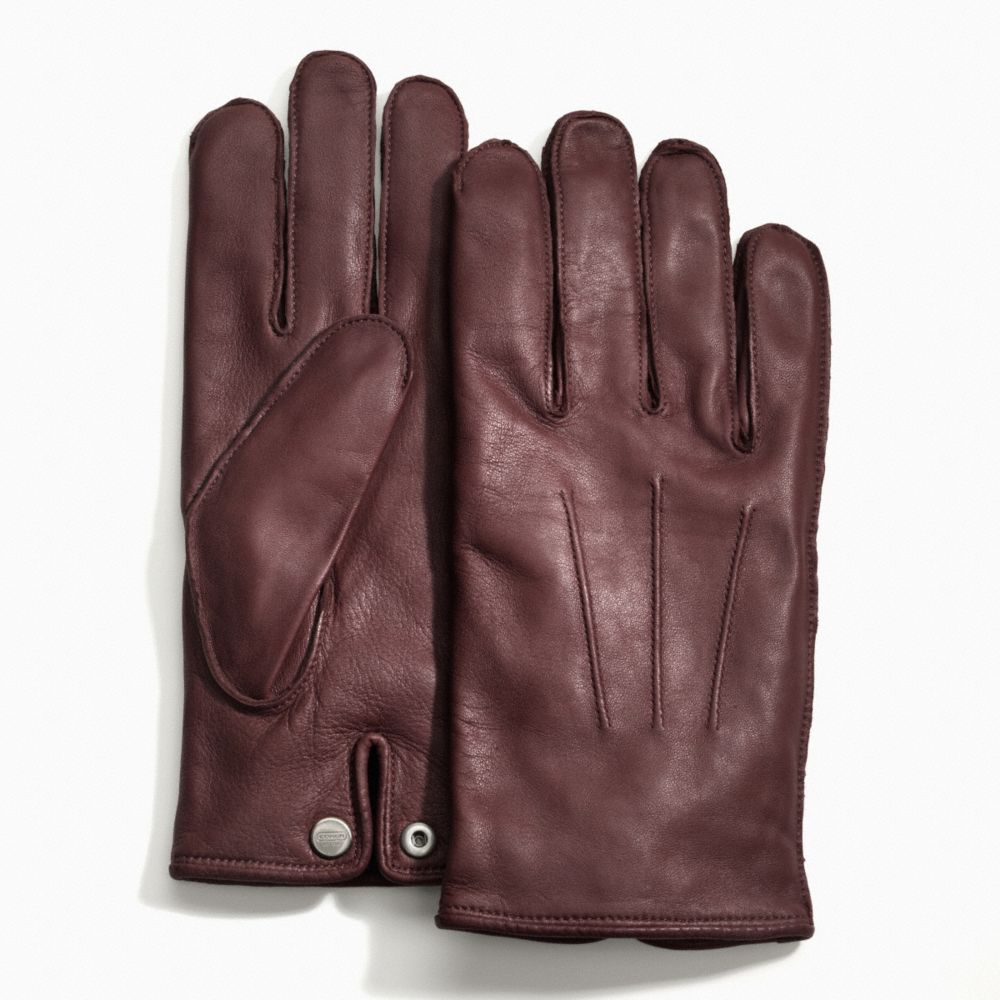 CASHMERE LINED GLOVE - COACH f82604 - 25146