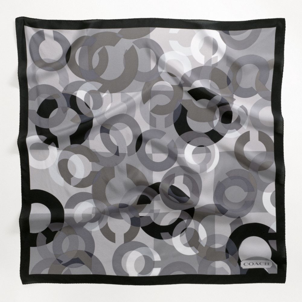 PIECED OP ART 27X27 - COACH f82755 - 23624