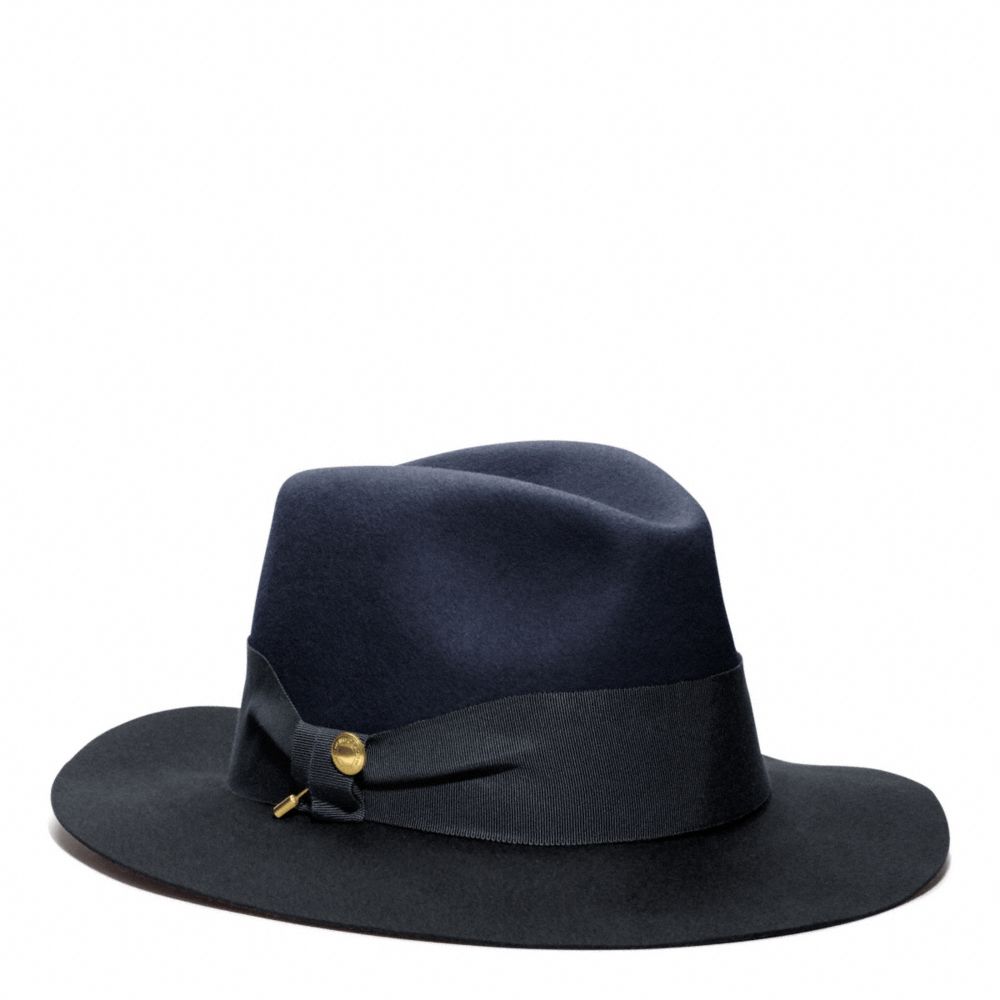 CRUSHED FELT FEDORA - COACH f82794 - 23676