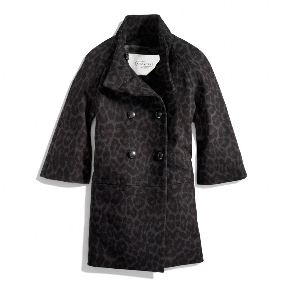 PARK OCELOT BRACELET SLEEVE COAT - COACH f83986 - 19400