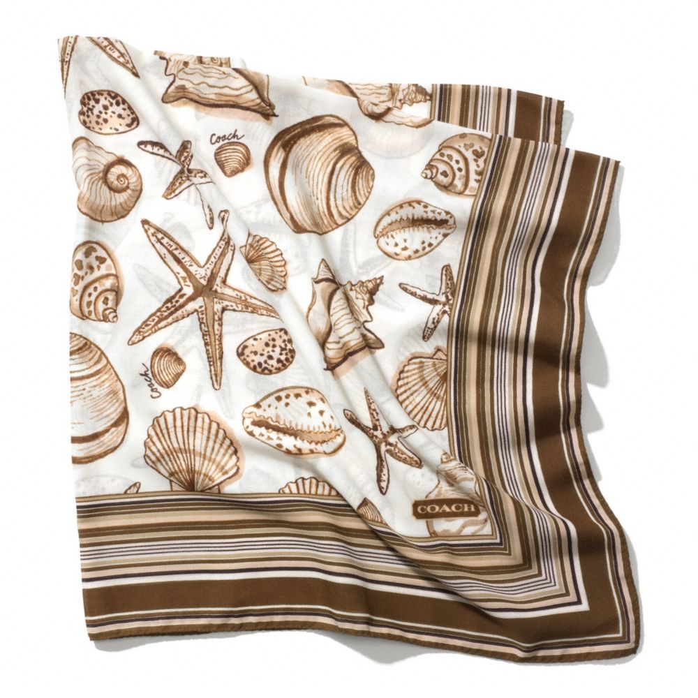 RESORT SHELLS SCARF - COACH f84262 - 25934