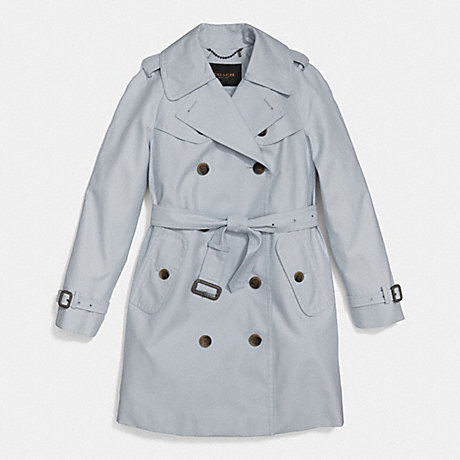 COACH MID-LENGTH TRENCH - CHAMBRAY - f85284