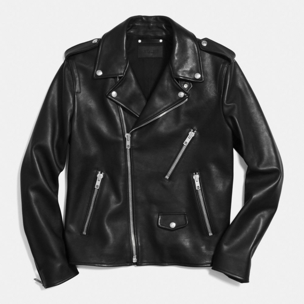 MOTORCYCLE JACKET - COACH f85648 - BLACK