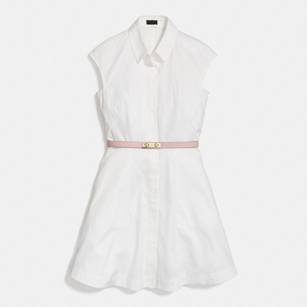 SHIRTDRESS - COACH f86278 - CHALK