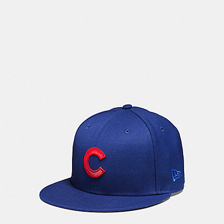 COACH MLB FLAT BRIM HAT - CHI CUBS - f87250