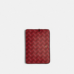 COACH LAPTOP SLEEVE WITH HORSE AND CARRIAGE PRINT - IM/BRIGHT RED/CHERRY MULTI - F88087