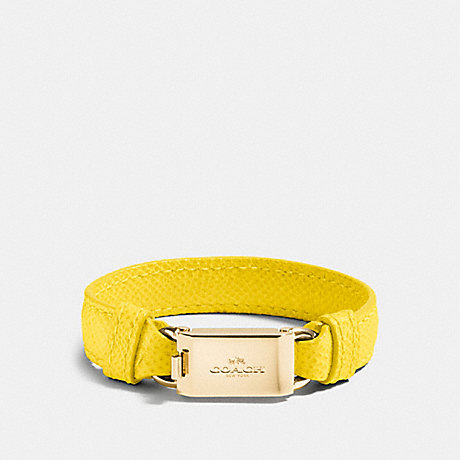 COACH HORSE AND CARRIAGE ID BRACELET - GOLD/YELLOW - f90590