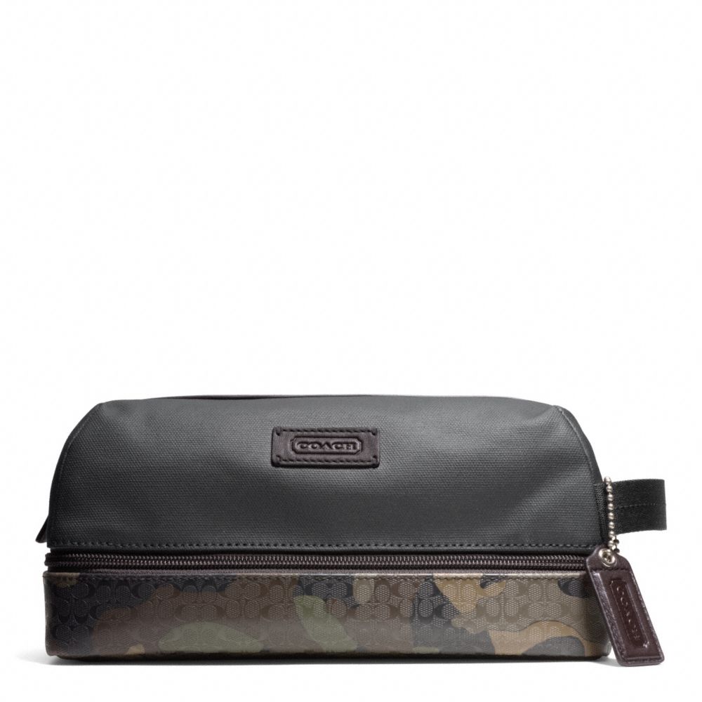 HERITAGE SIGNATURE CANVAS TRAVEL KIT - COACH f93228 - 17577