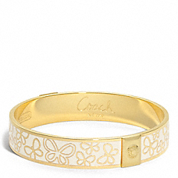 COACH HALF INCH PAVE BUTTERFLY BANGLE - ONE COLOR - F94050