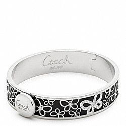 COACH HALF INCH HINGED PAVE BUTTERFLY BANGLE - ONE COLOR - F96045