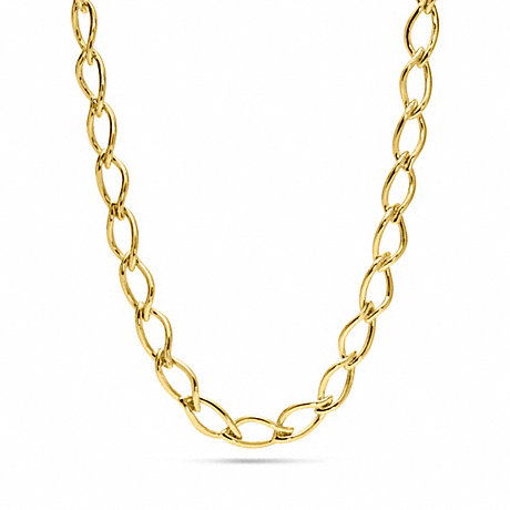 COACH LEAF CHAIN NECKLACE -  - f96571