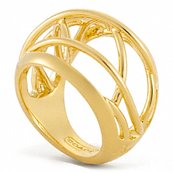 COACH WIRE DOMED RING - ONE COLOR - F96590