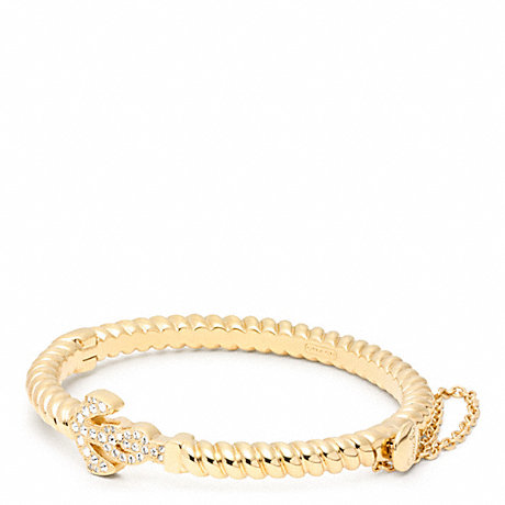 COACH ANCHOR ROPE HINGED BRACELET -  - f96762