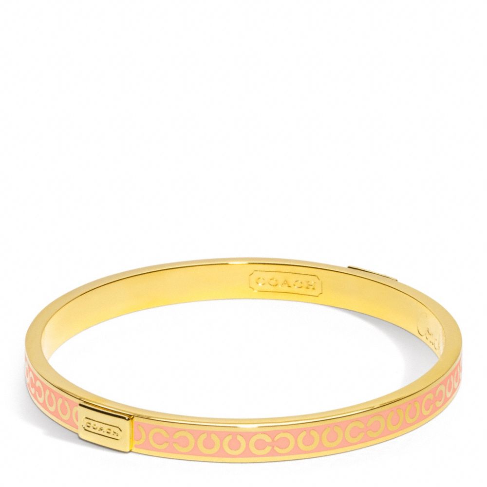 THIN OP ART BANGLE - COACH f96856 - 13322