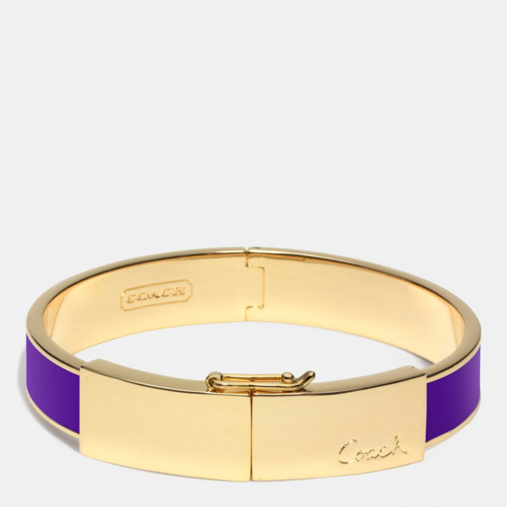 HALF INCH THIN HINGED LOZENGE BANGLE - COACH f96908 - RSD0G