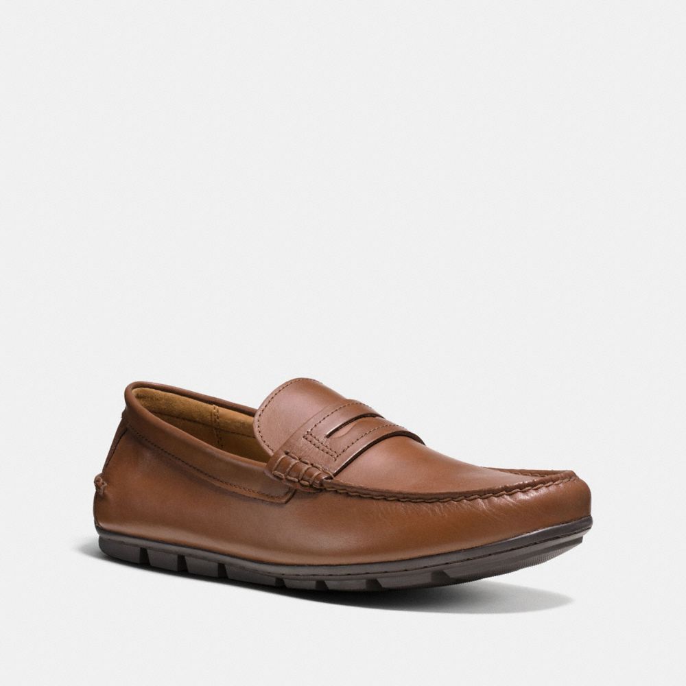 MOTT PENNY LOAFER - COACH fg1089 - DARK SADDLE