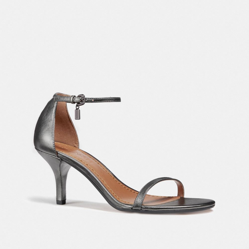 HEEL SANDAL - COACH fg1541 - GUNMETAL