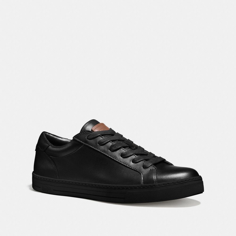 LOGAN LOW TOP SNEAKER - COACH fg1618 - BLACK/BLACK