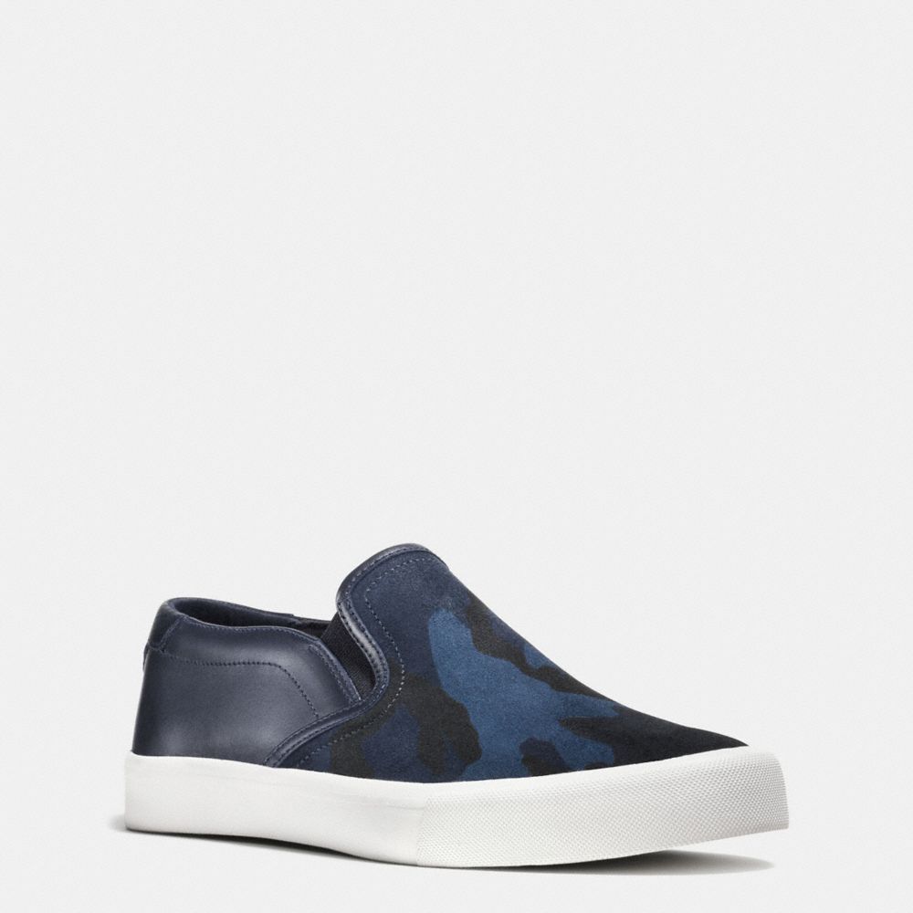 PARKER SLIP ON SNEAKER - COACH fg1664 - INDIGO CAMO