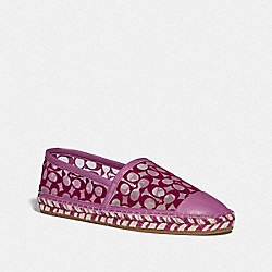 COACH CLEO ESPADRILLE - LILAC BERRY - G4819