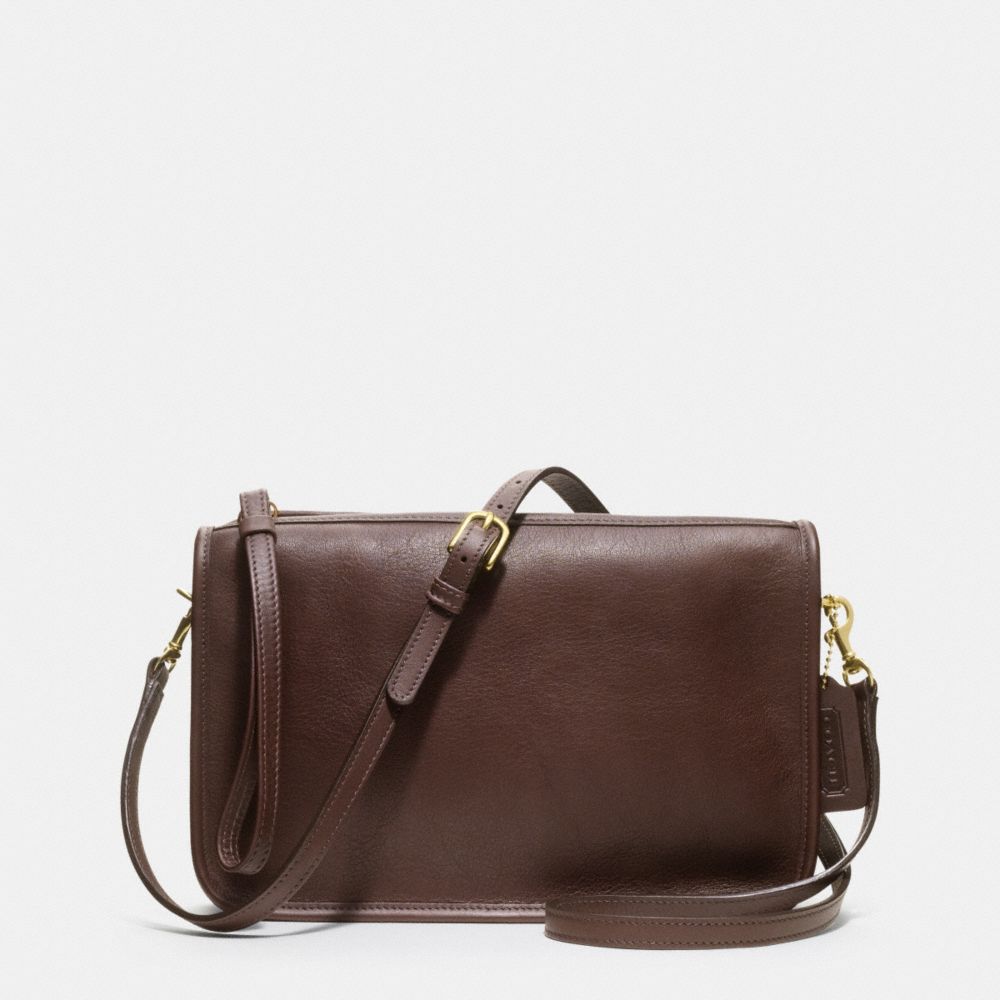 COACH BASIC BAG IN GLOVETANNED LEATHER - MAHOGANY - IR9455