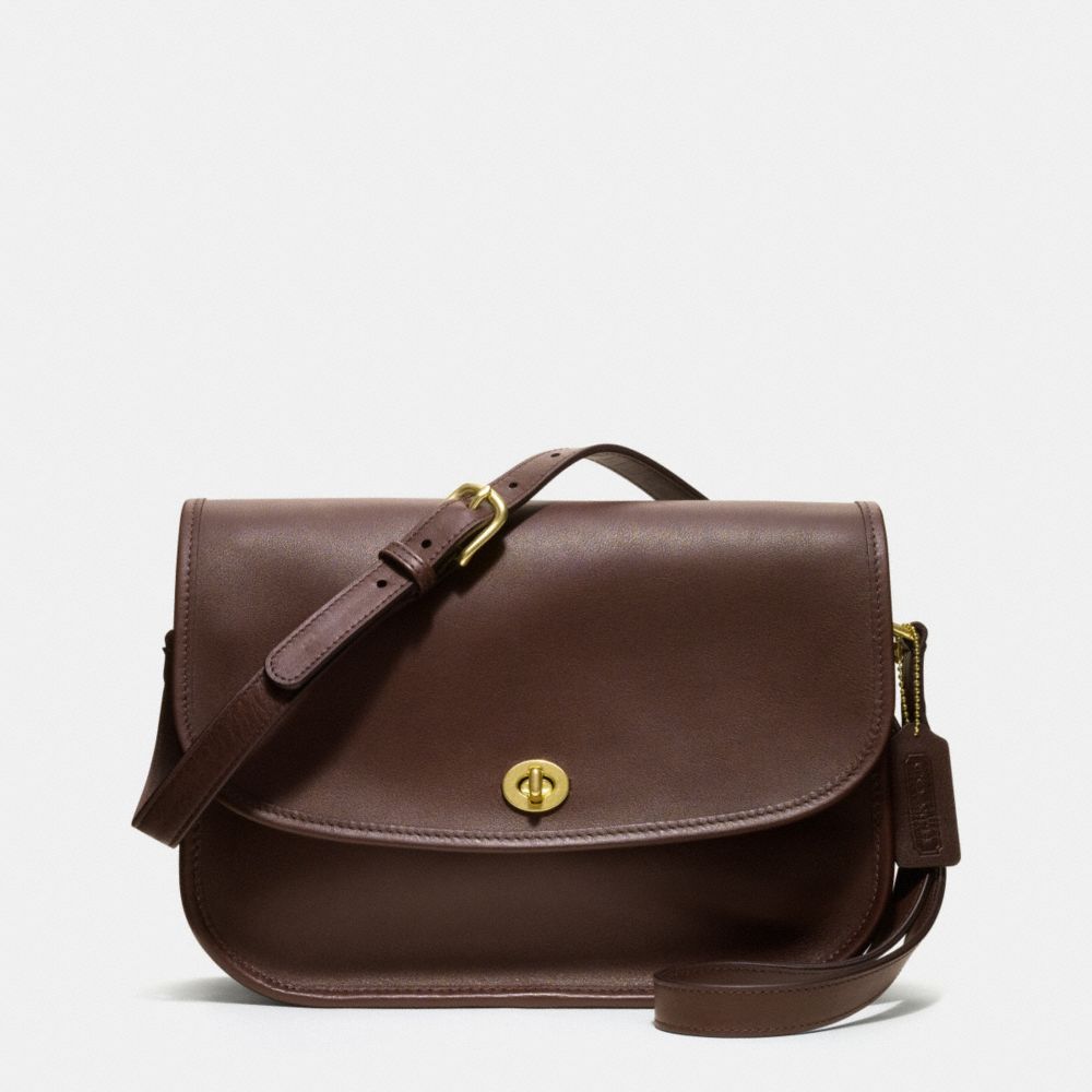 CITY BAG IN GLOVETANNED LEATHER - COACH ir9790 - MAHOGANY