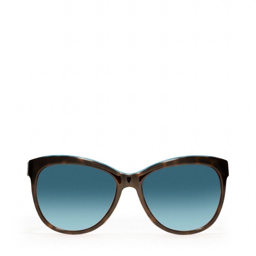 SAMANTHA - COACH l051 - DARK TORTOISE/TEAL