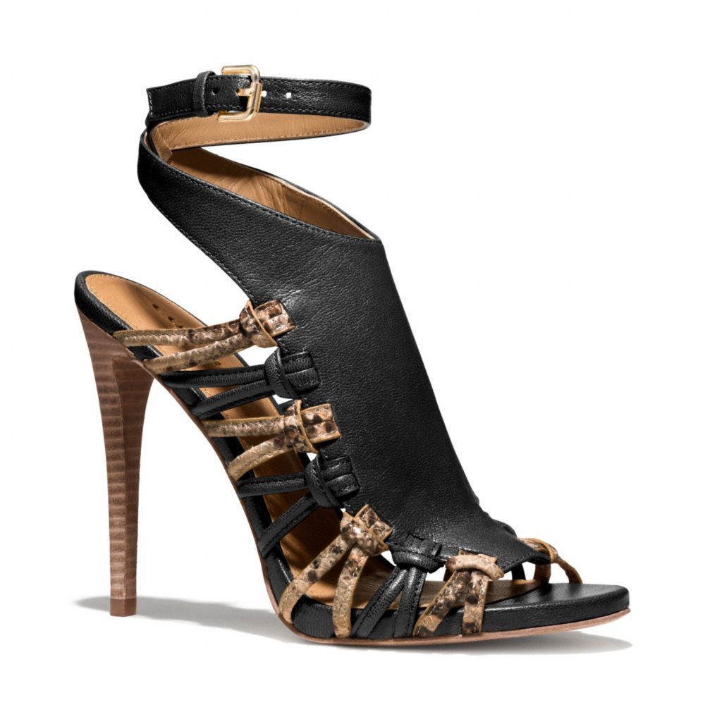 JODY HEEL - COACH q4073 - BLACK/SAND