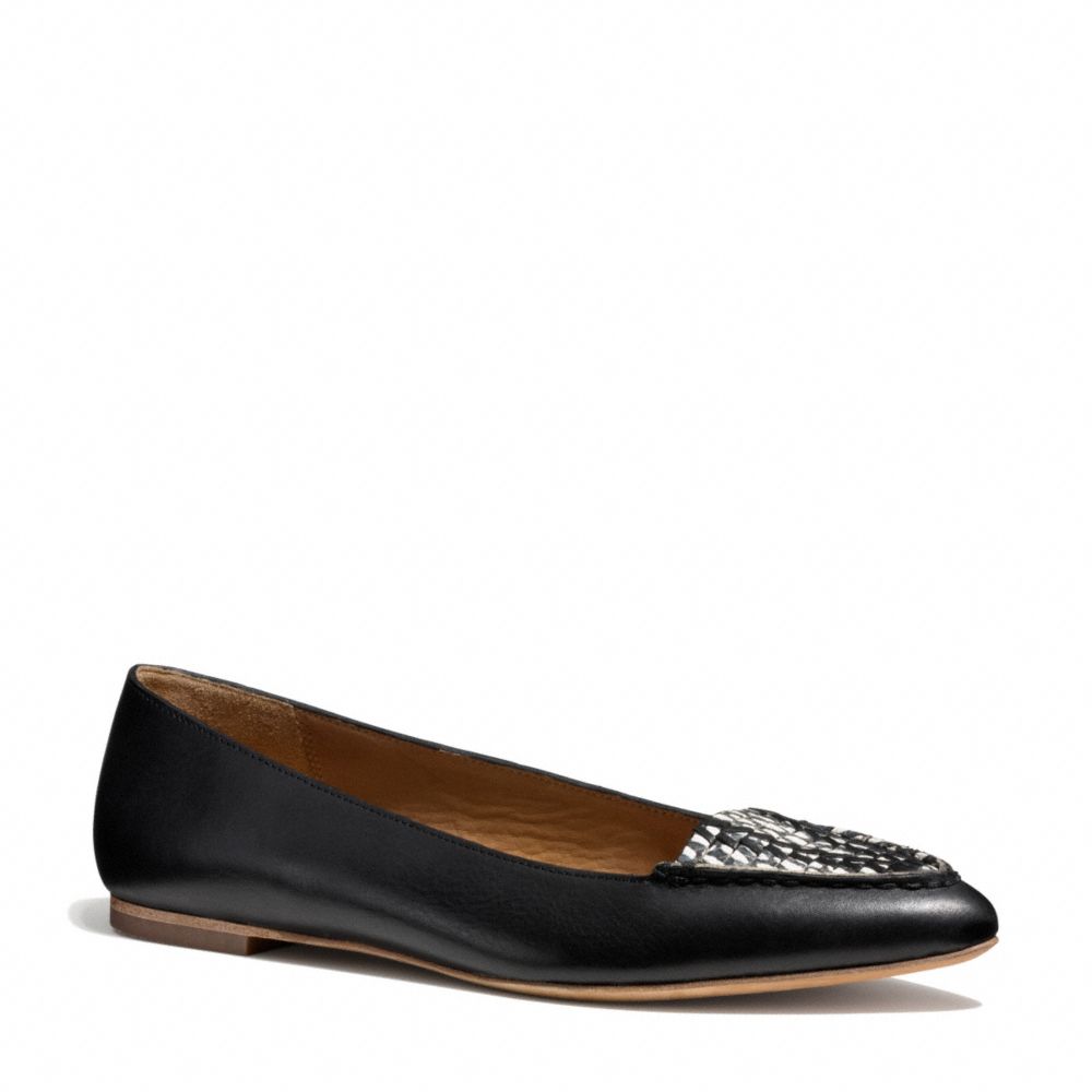 OAKLAND FLAT - COACH q4544 - BLACK/ROCCIA