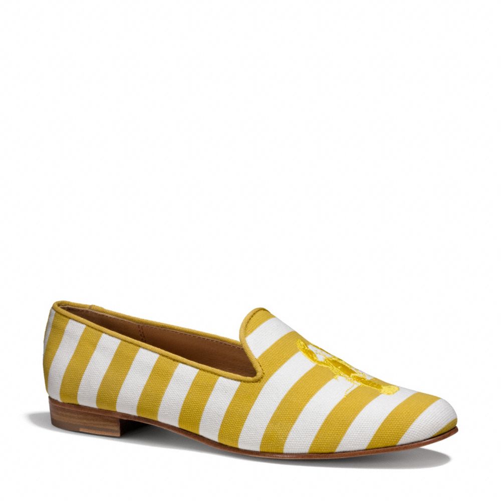 UTOPIA FLAT - COACH q4558 - YELLOW/WHITE