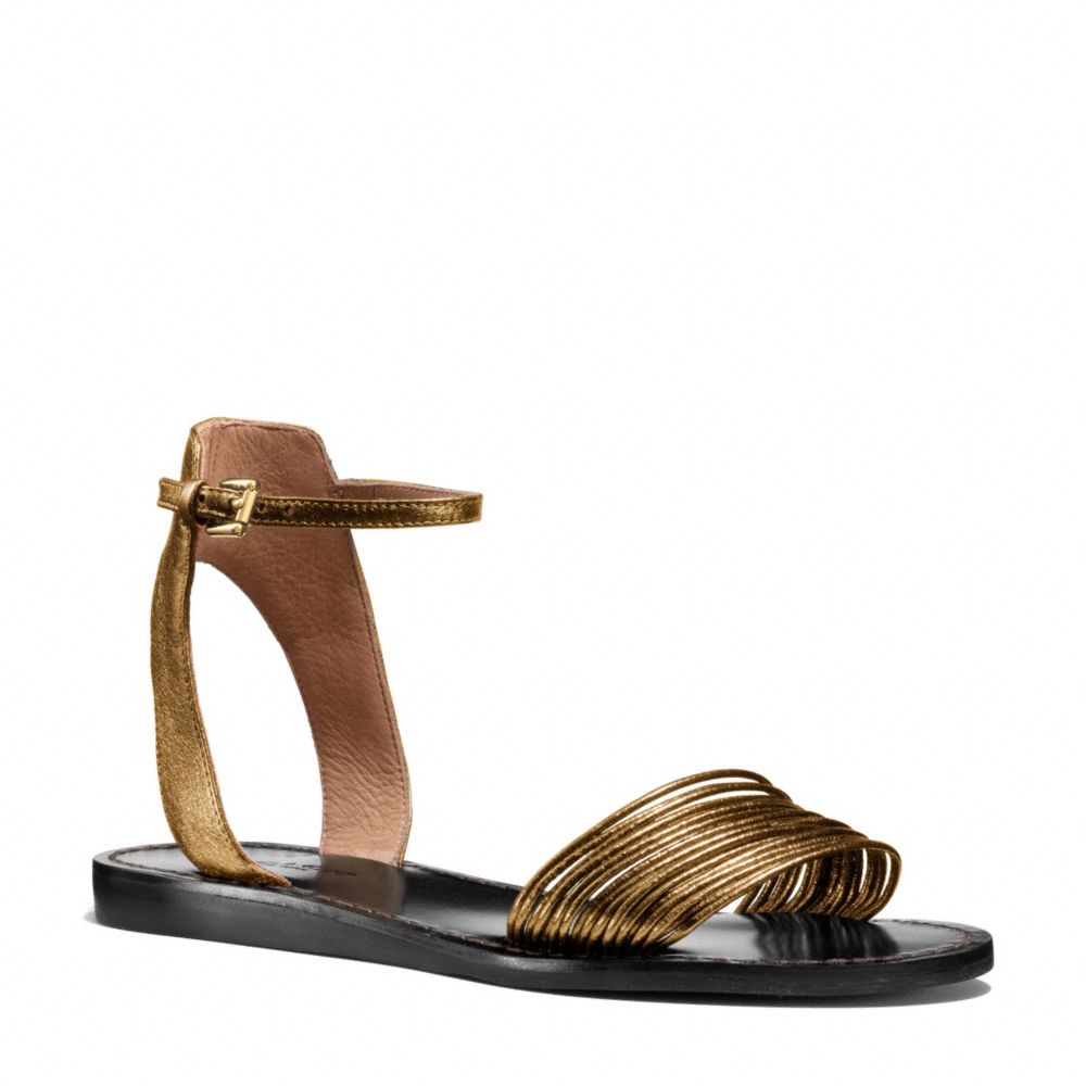 MELYNDA SANDAL - COACH q4577 - HARVEST GOLD