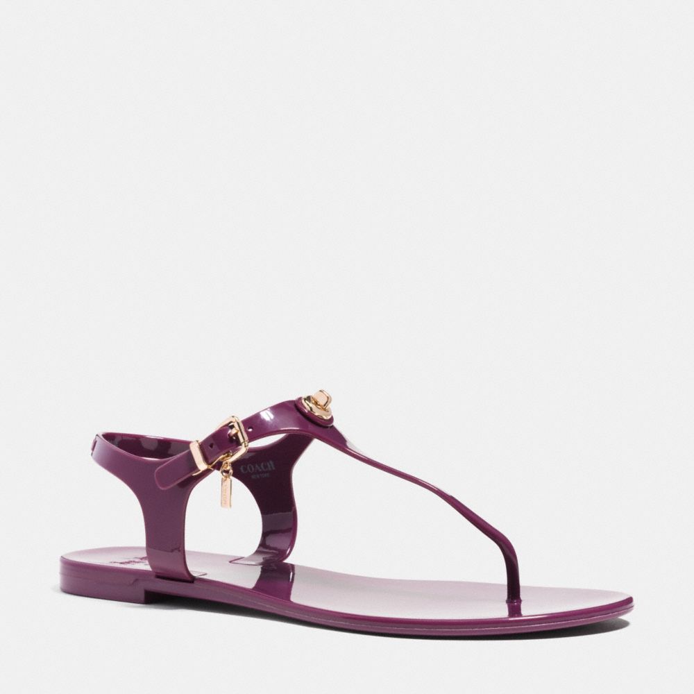 PELICAN SANDAL - COACH q4581 - PLUM