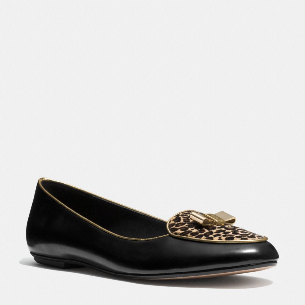 MARAH FLAT - COACH q5208 - BLACK/BROWN MULTI