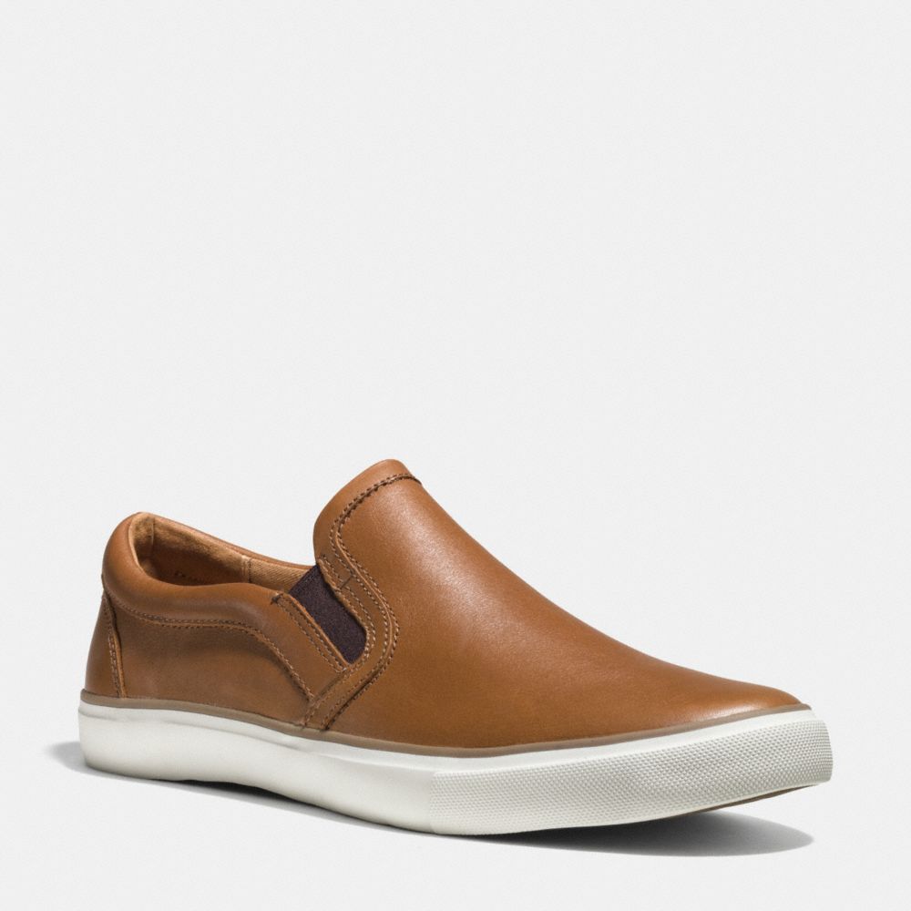 POWERS SNEAKER - COACH q6586 - SADDLE BROWN