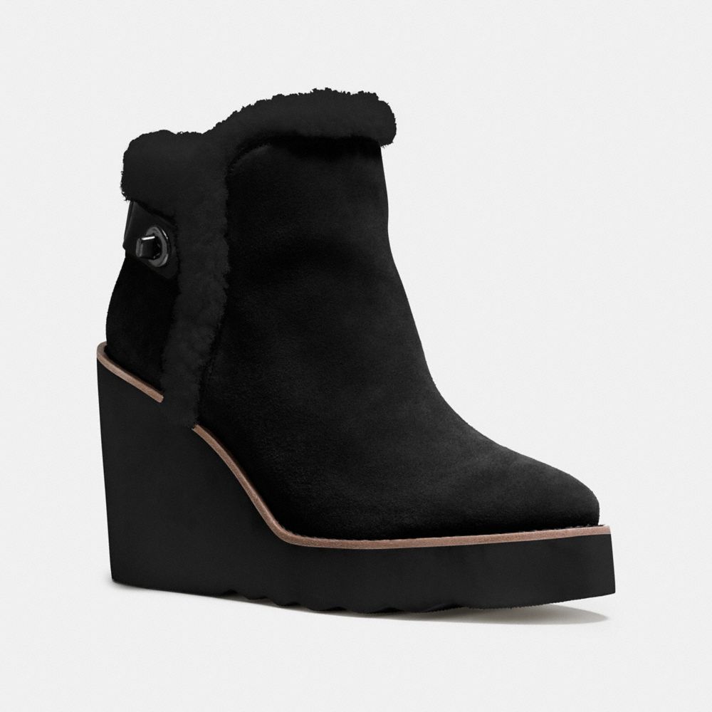 KINGSTON BOOT - COACH q8828 - BLACK/BLACK