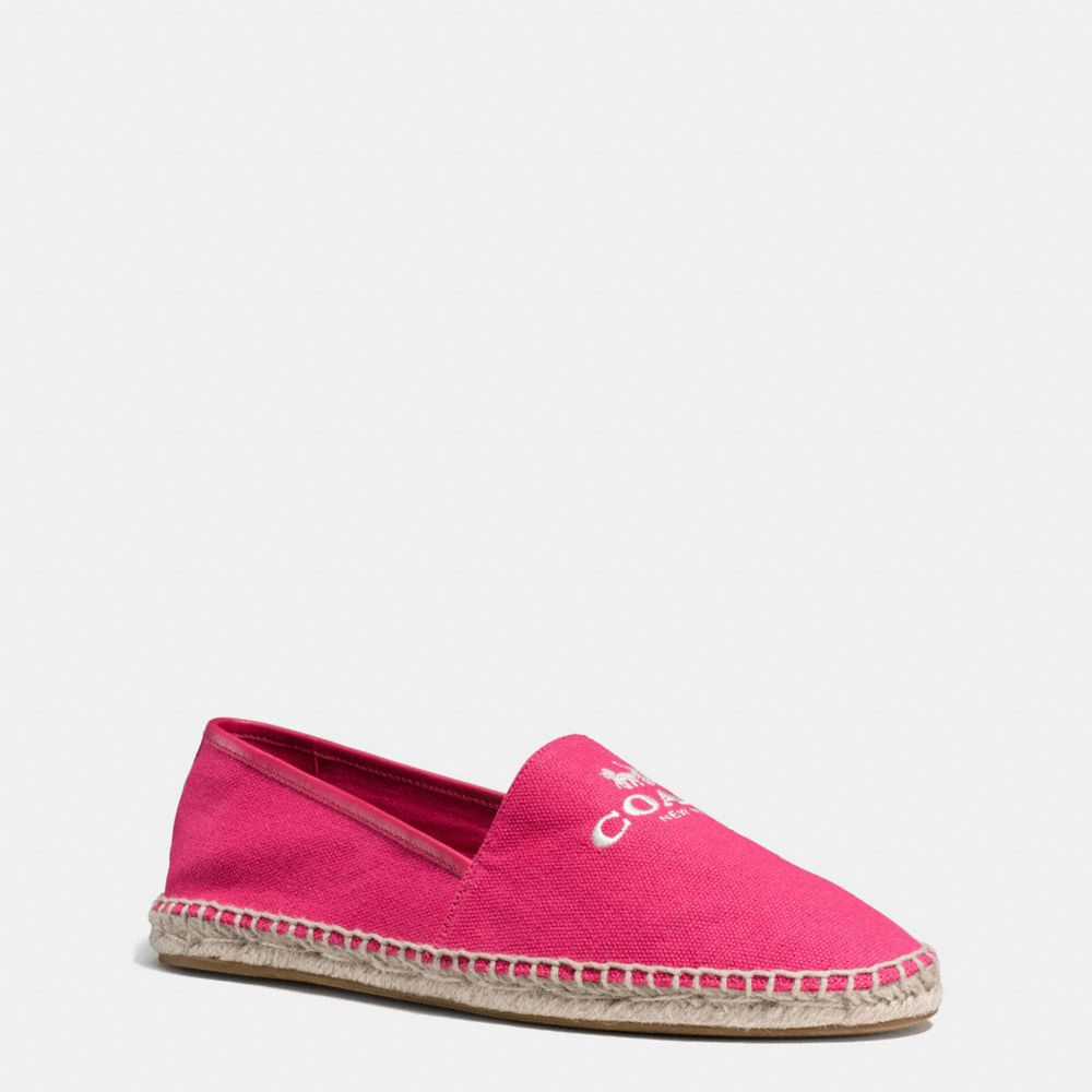 RHODA ESPADRILLE - COACH q9069 - BRIGHT PINK