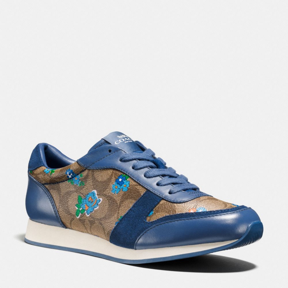 REBECCA SNEAKER - COACH q9102 - KHAKI BLUE/MARINA