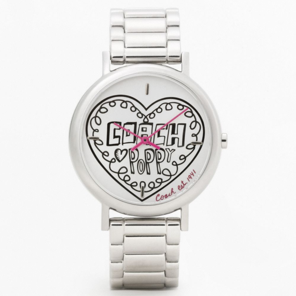 Poppy Heart Bracelet