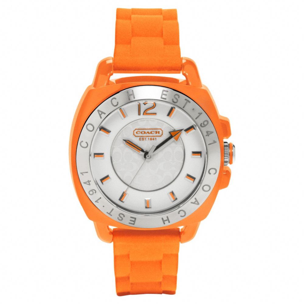 Coach Boyfriend Rubber Strap Watch